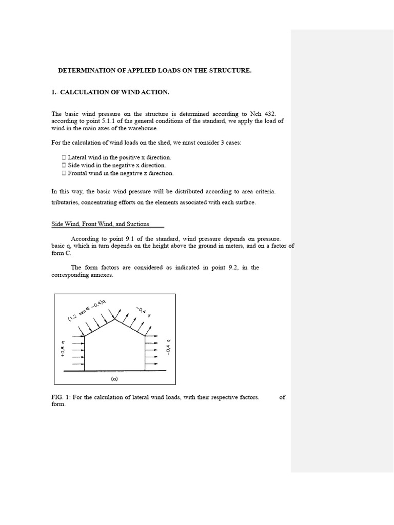 Wind Load Calculation for Structures | PDF | Wound | Pressure