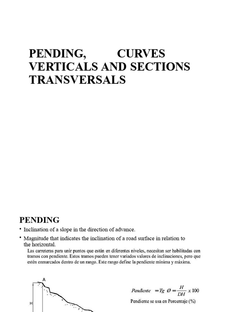 Roadway Slope and Curve Design Guidelines | PDF | Slope | Road Surface