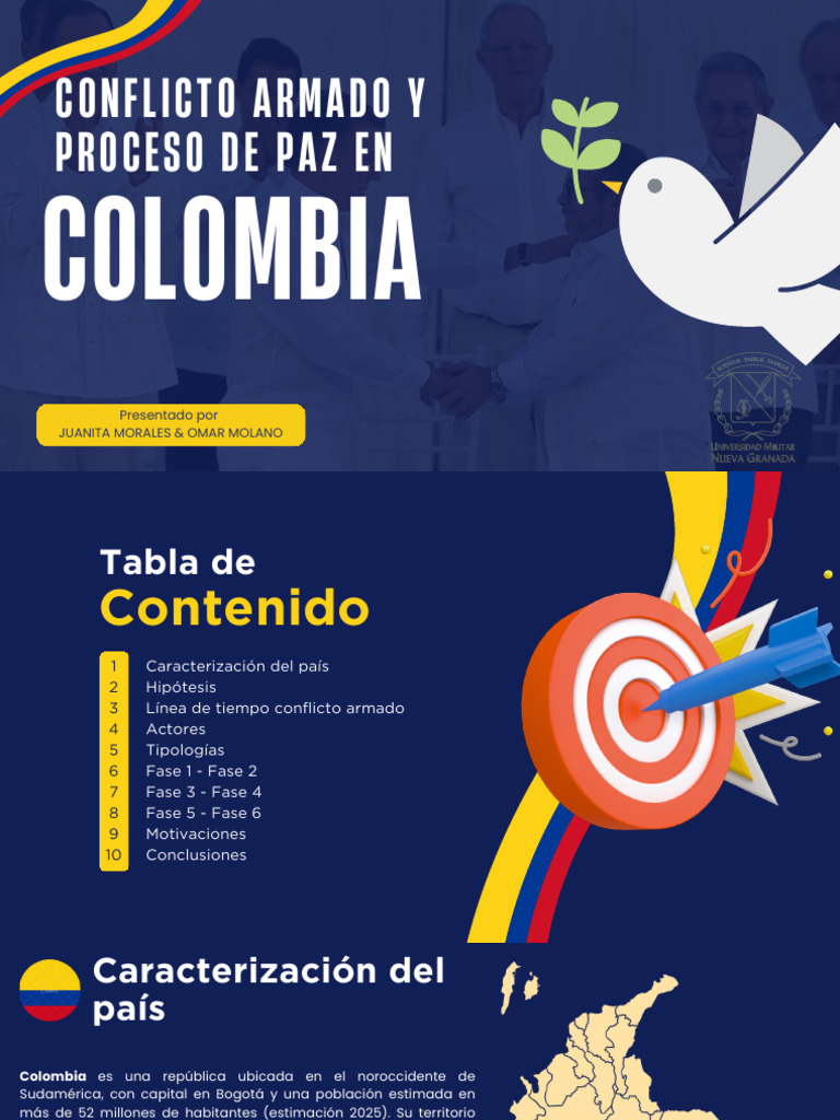 Conflicto Armado y Proceso de Paz en Colombia | PDF | Colombia ...