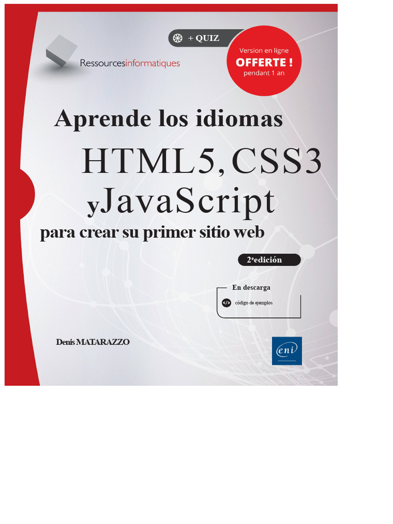 Aprende Los Idiomas: Html5 Css3 Javascript | PDF | HTML | Script Java