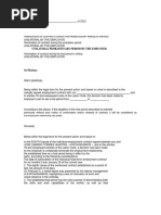 PA Employment Termination Form 1898 | PDF