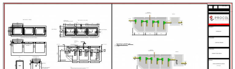 Grease Trap Design and Specifications | PDF | Pipe (Fluid Conveyance ...