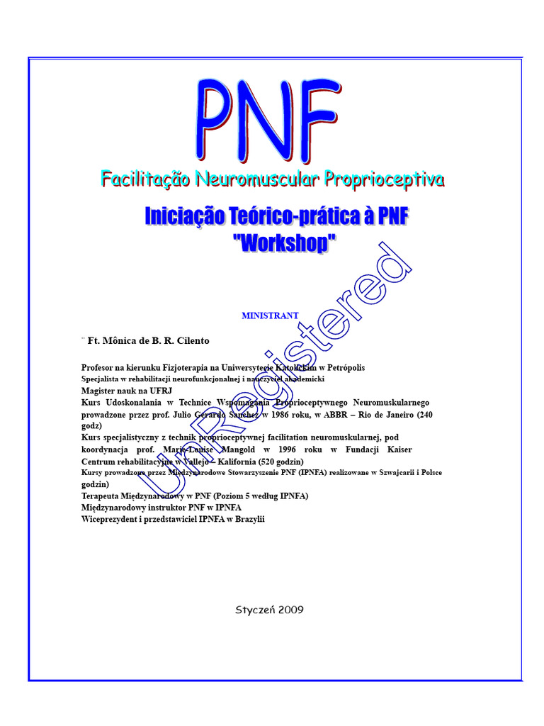 PNF Apostila - Prof. Monica Cilento | PDF