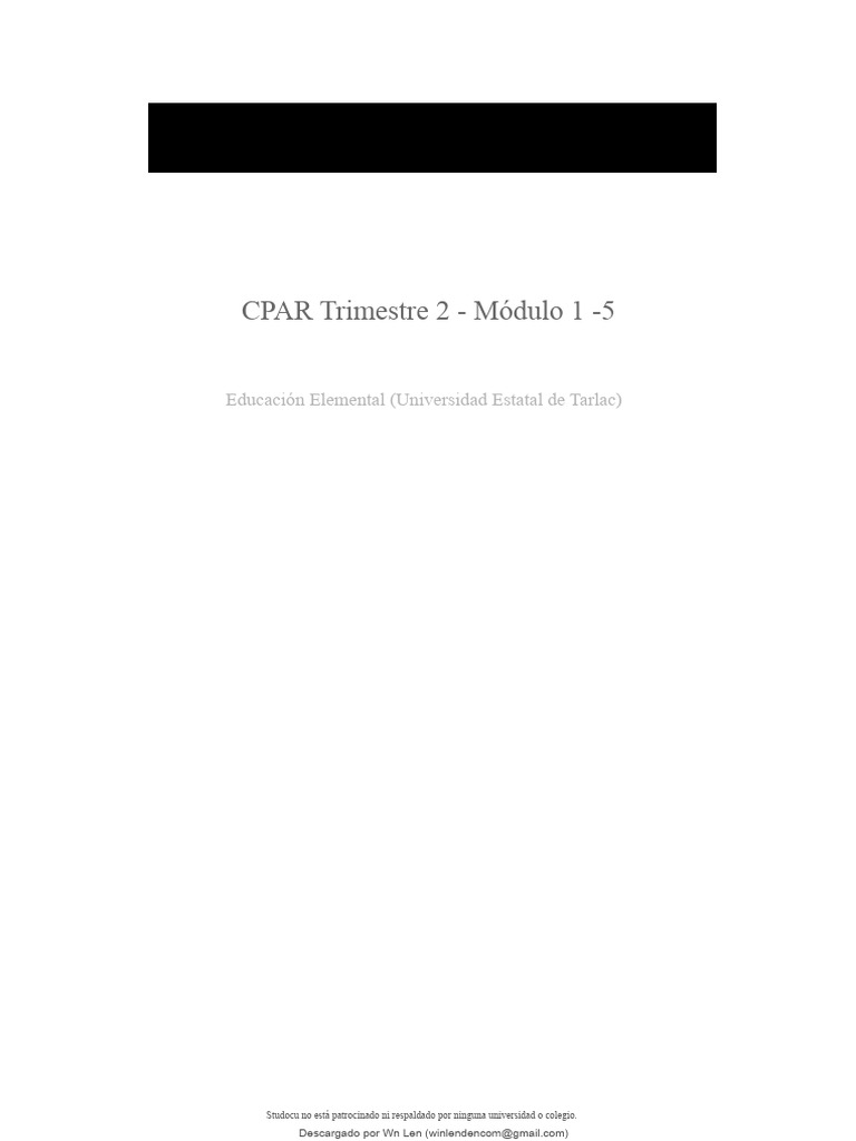 Cpar Trimestre 2 Módulo 1 5 | PDF | Bailes | Pinturas