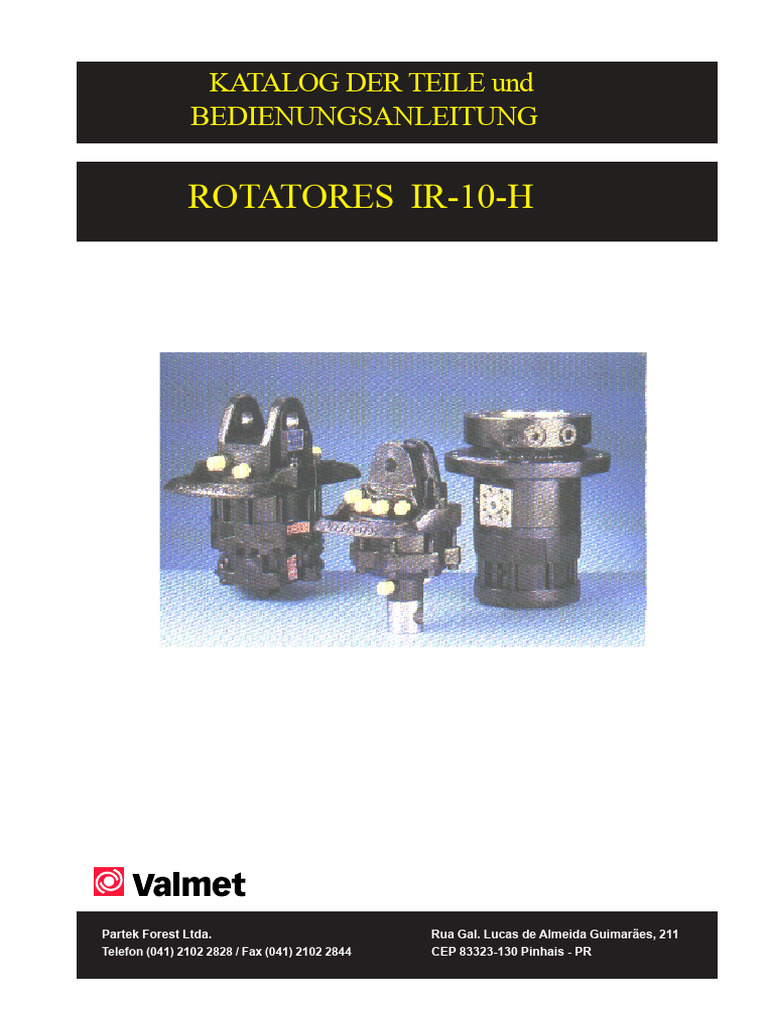 Katalog der Teile des Rotators R10 | PDF