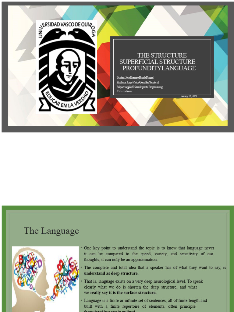 Understanding Language Structures in NLP | PDF | Human Communication ...