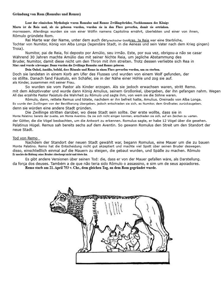 Romulus Und Remus | PDF
