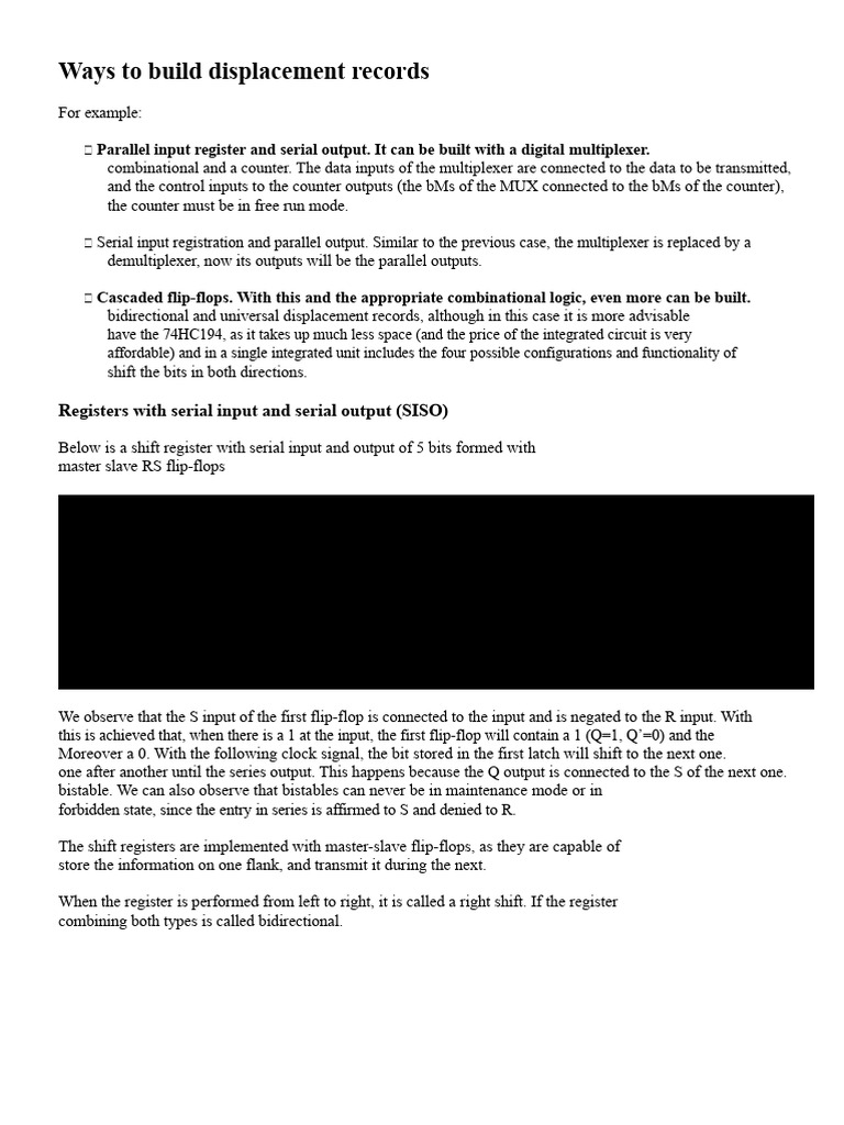 Building Displacement Records Explained | PDF | Electronic Design ...