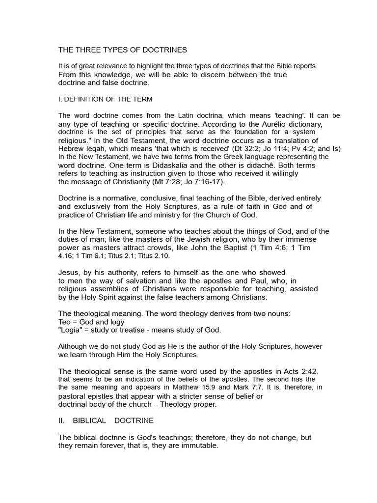 Understanding Biblical Doctrines | PDF | Justification (Theology) | Jesus