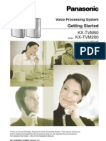 Panasonic TVM Manual