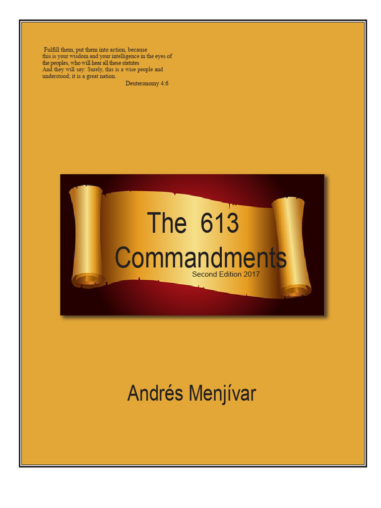 613 commandments.pdf | PDF | Mitzvah | Idolatry