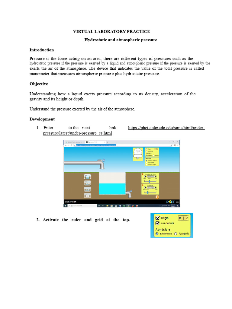 Understanding Hydrostatic and Atmospheric Pressure | PDF | Pressure ...