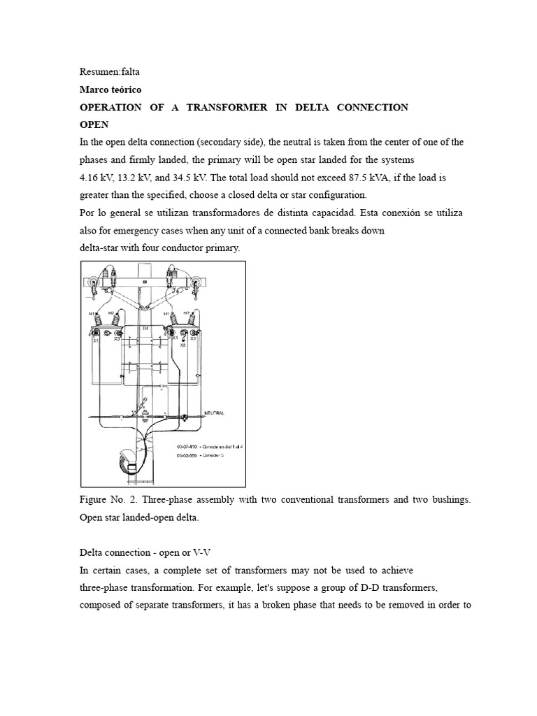 Advantages of Open Delta Connection | PDF | Electric Power Distribution ...