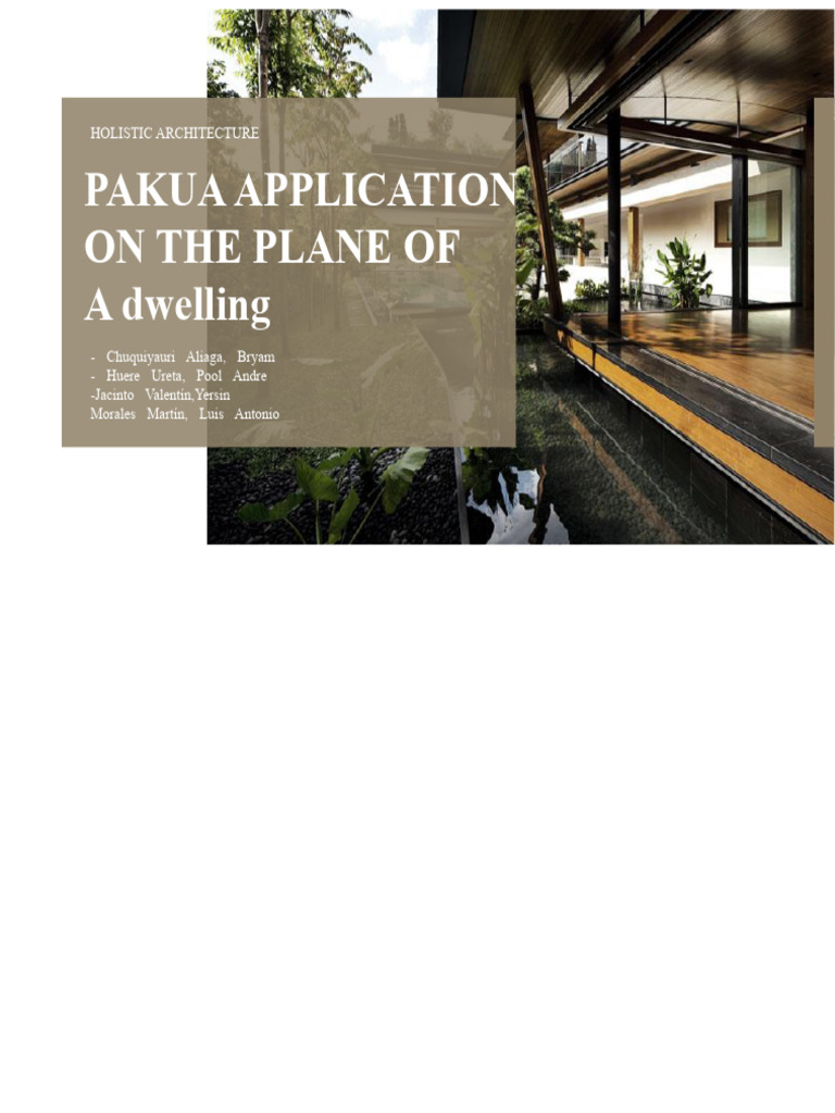 Pakua Application in The Layout of A House | PDF