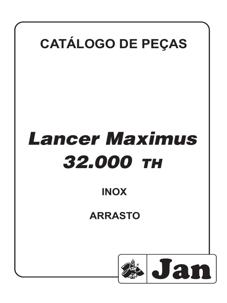Catálogo de Peças Lancer Maximus 32.000 TH | PDF | Tecnologias ...