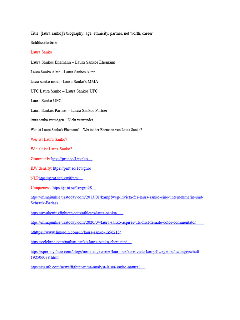 Laura Sanko | PDF