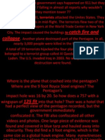 Catch Fire and Collapse.: Hijacked Four Airplanes in Mid-Flight. The Terrorists Flew Two of The