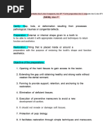 GV Black's Cavity Classification Guide | PDF | Tooth Enamel | Dentistry ...