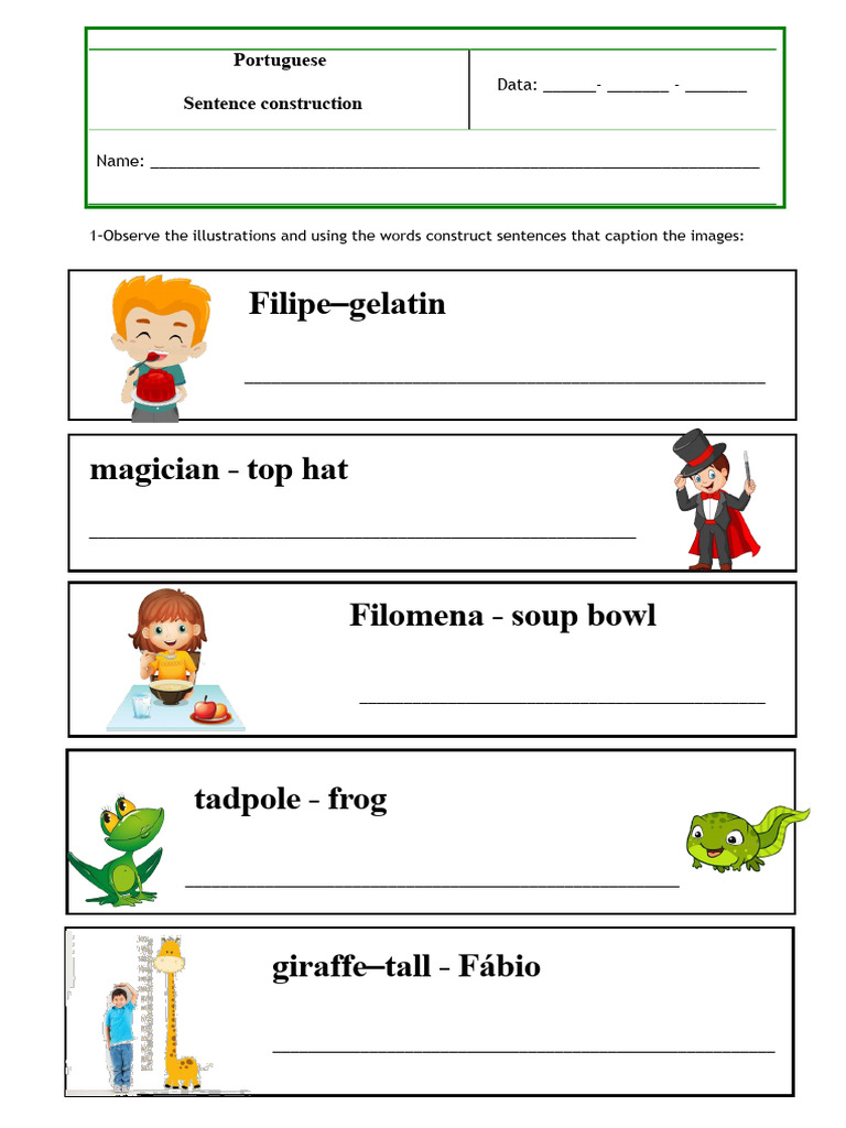 Write Sentences With Ge and Gi | PDF
