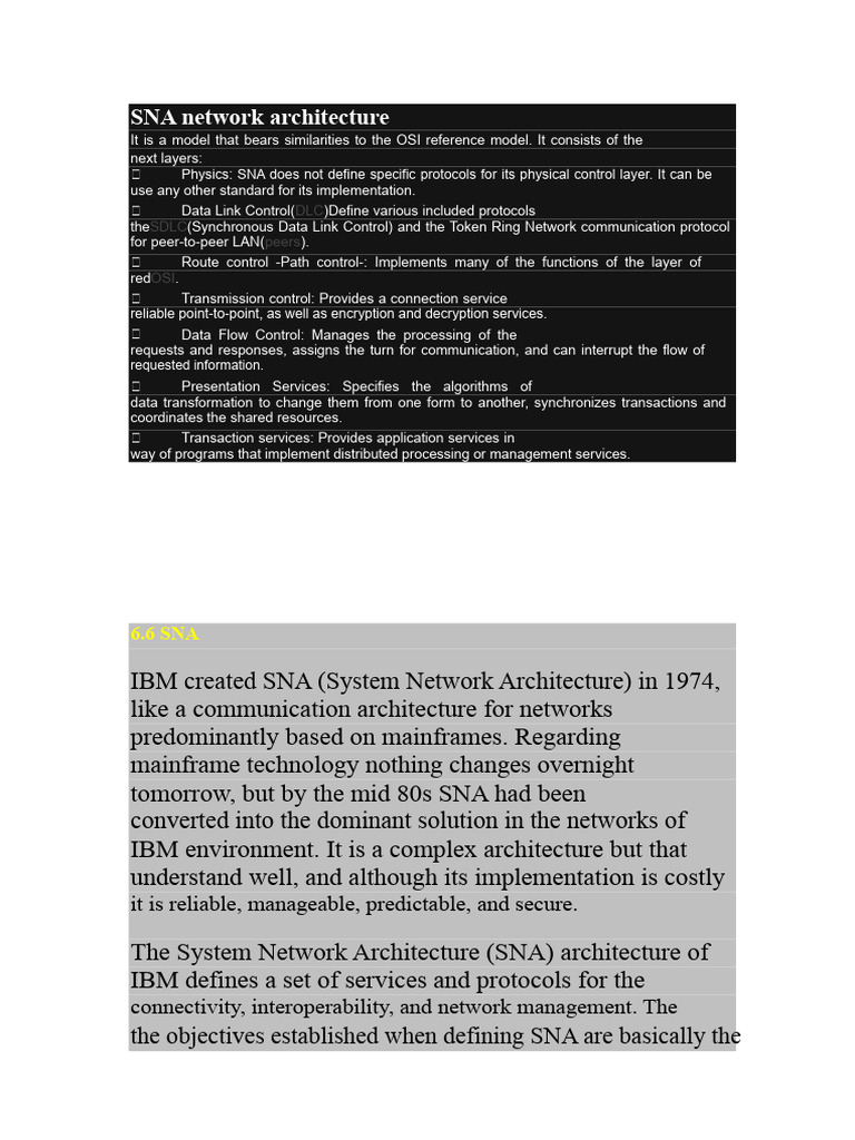 IBM System Network Architecture Overview | PDF | Computer Network | Osi ...