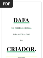 DAFA - Um Poderoso Sistema Para Ouvir a Voz Do Criador