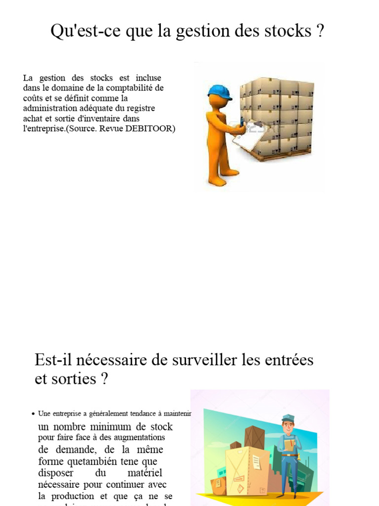 Gestion des stocks : principes et méthodes | PDF