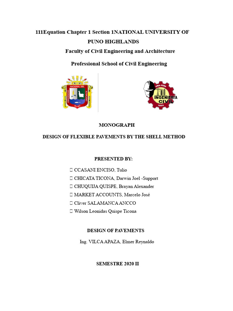 Pavement Design by The Shell Method | PDF | Deformation (Engineering ...