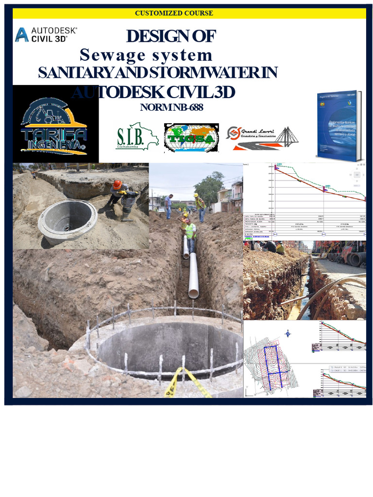 Sanitary Sewer & Storm Drain Design Course | PDF | Sanitary Sewer ...