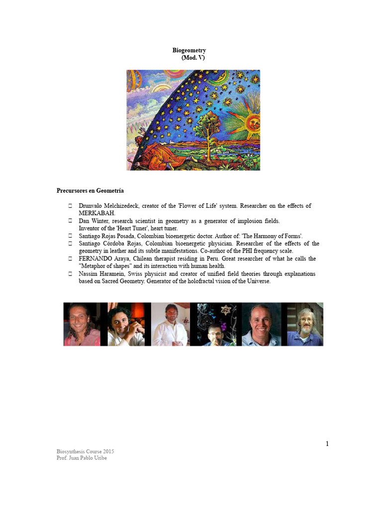Biogeometry and Sacred Geometry (PDF Mod. V) (Summary) PDF | PDF ...