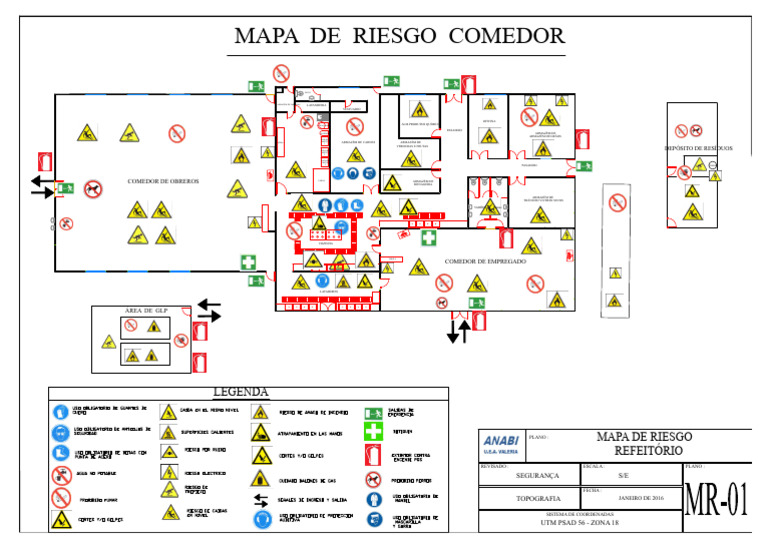 Mapa de Risco para Refeitório e Armazéns | PDF | Armazém | Logística
