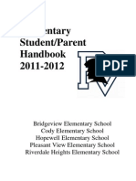 Elementary Student/Parent Handbook 2011-2012