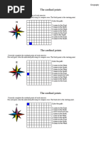 Compass Rose Directions Worksheet | PDF