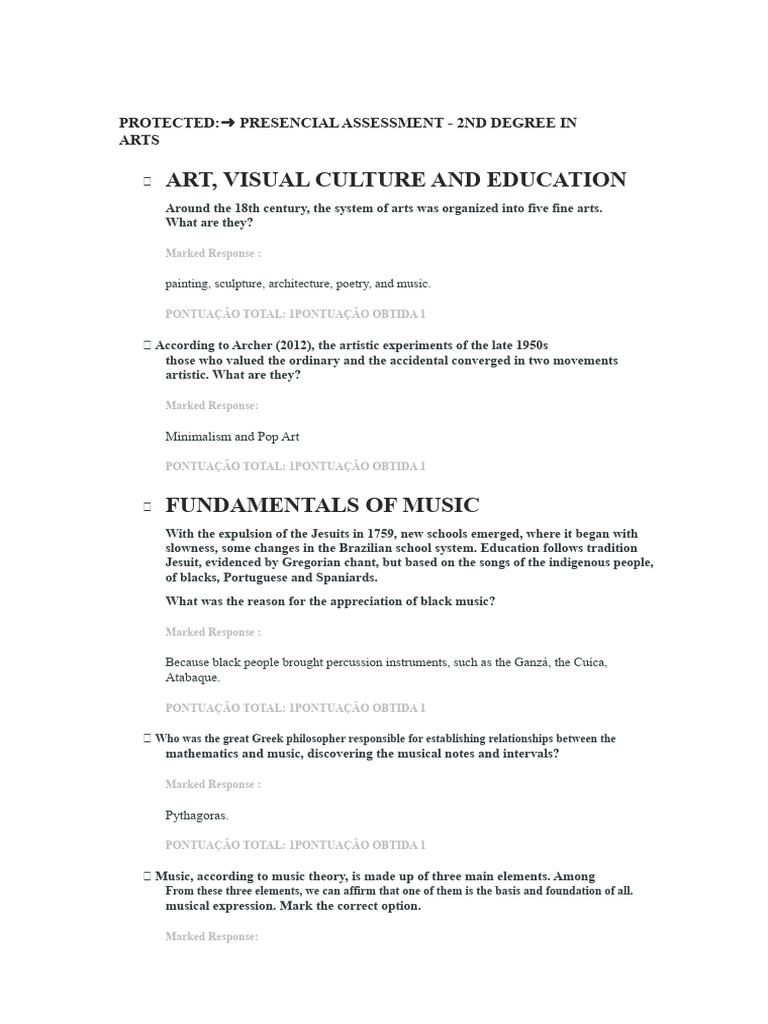 Arts Education Assessment Overview | PDF | Knowledge | Creativity