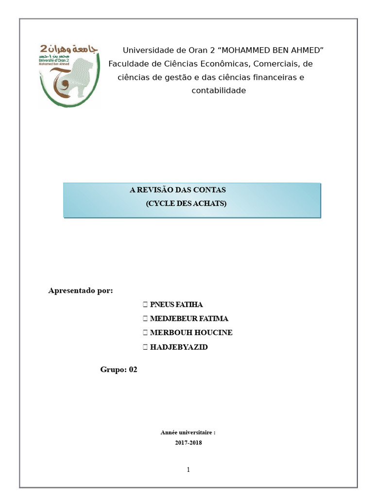 Auditoria do Ciclo de Compras Empresarial | PDF | Despesa | Contabilidade