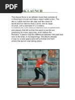 Discus Throw Rules and Measurements | PDF | Track And Field | Athletic ...