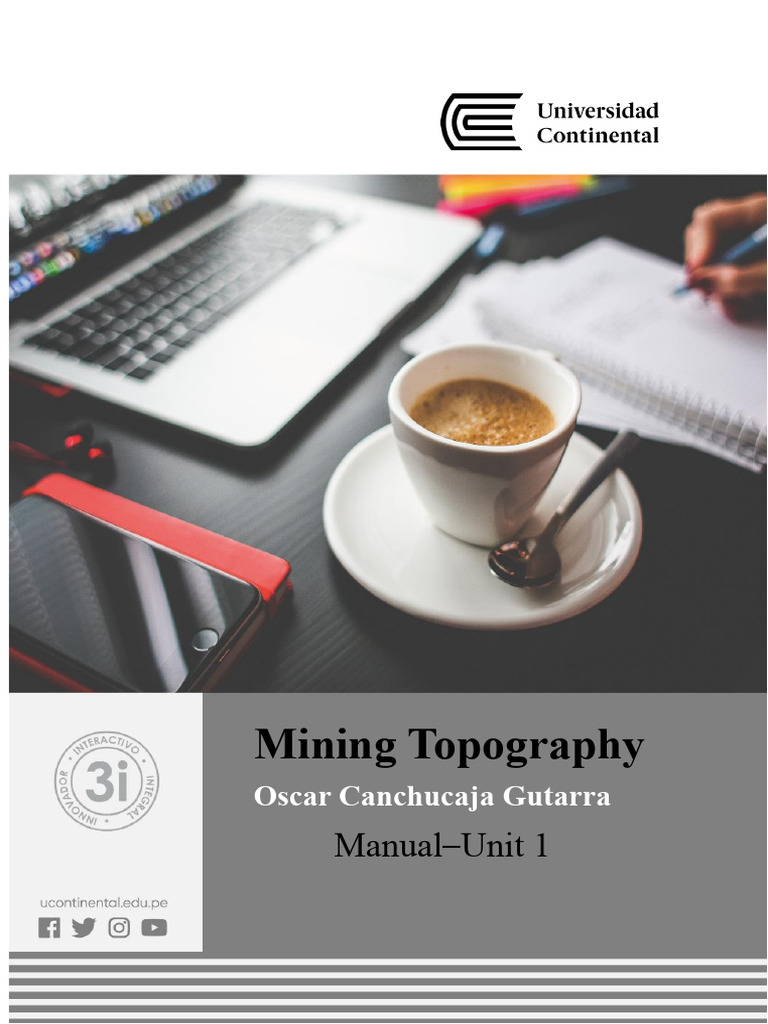 Mining Topography: Techniques & Applications | PDF | Surveying | Compass