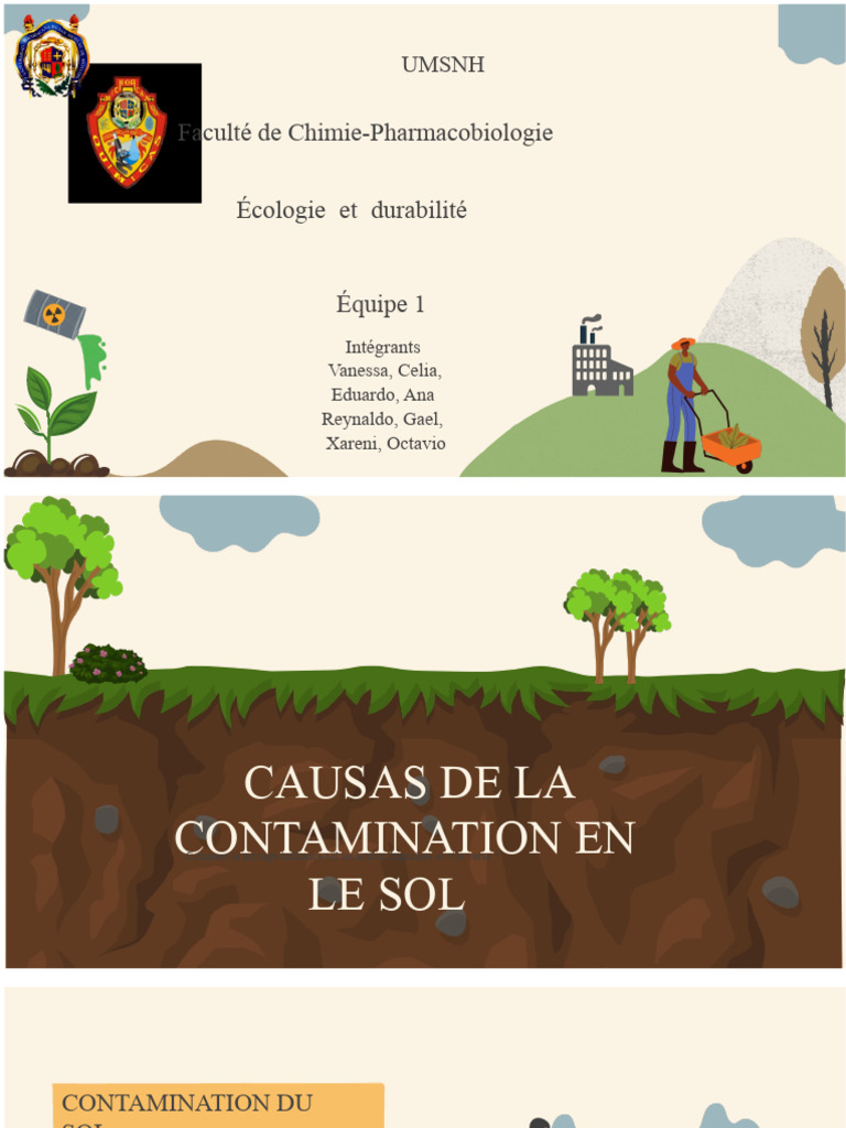 Causes et solutions de la contamination du sol | PDF | Sol (pédologie ...