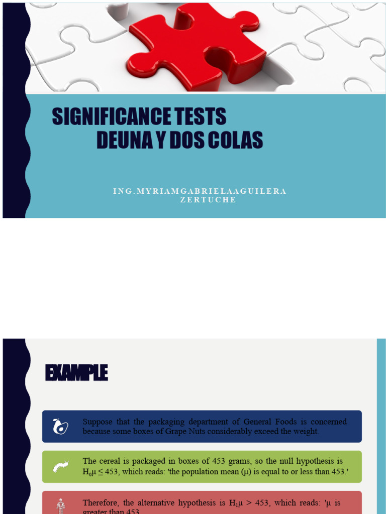 Significance Tests For One-Tailed and Two-Tailed | PDF | P Value ...