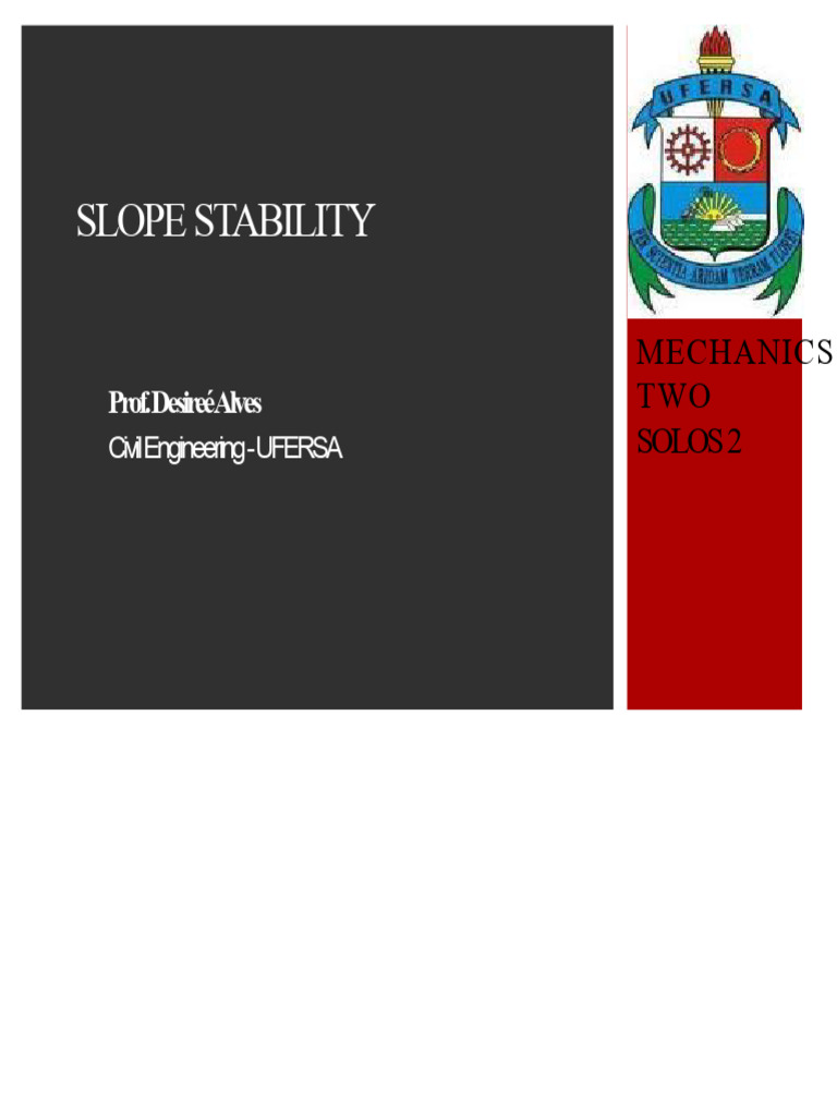 Slope Stability Analysis in Geotechnics | PDF | Applied And ...