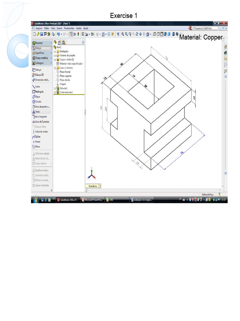 SolidWorks exercises | PDF