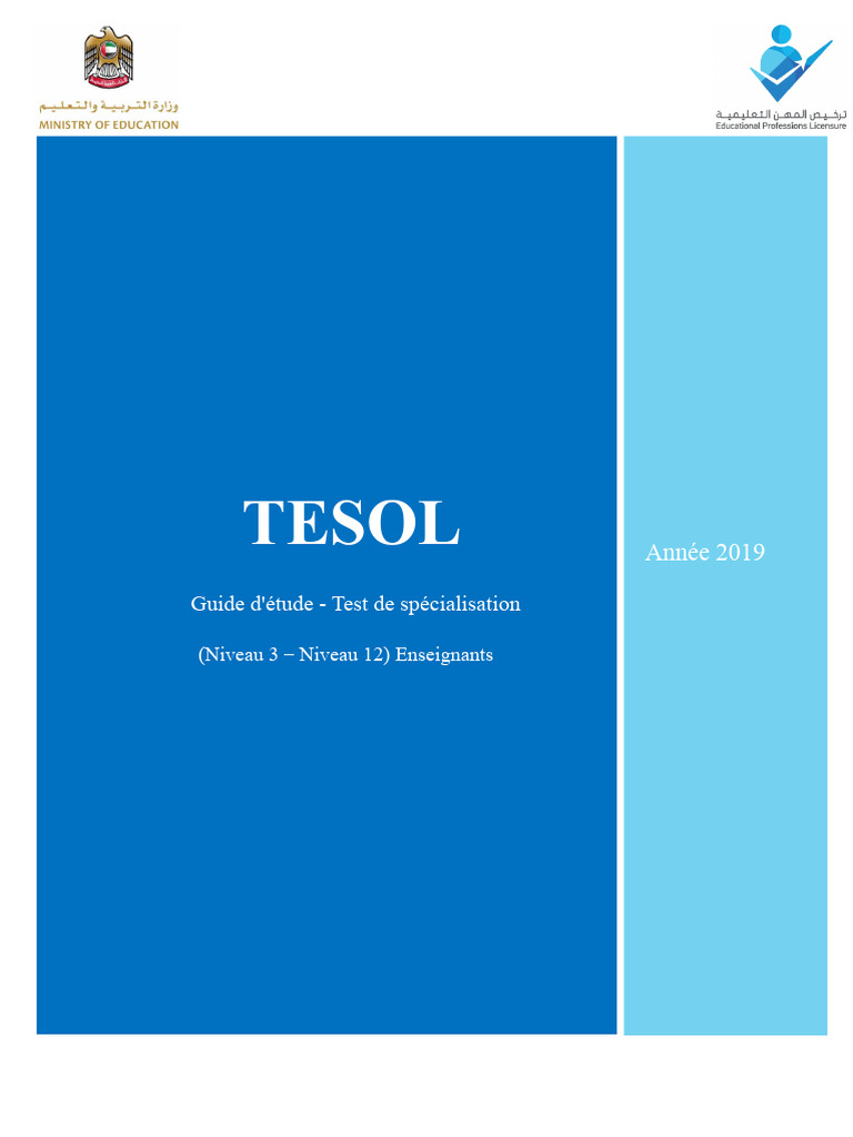 Guide d'étude TESOL pour enseignants EFL | PDF | Linguistique | Littératie