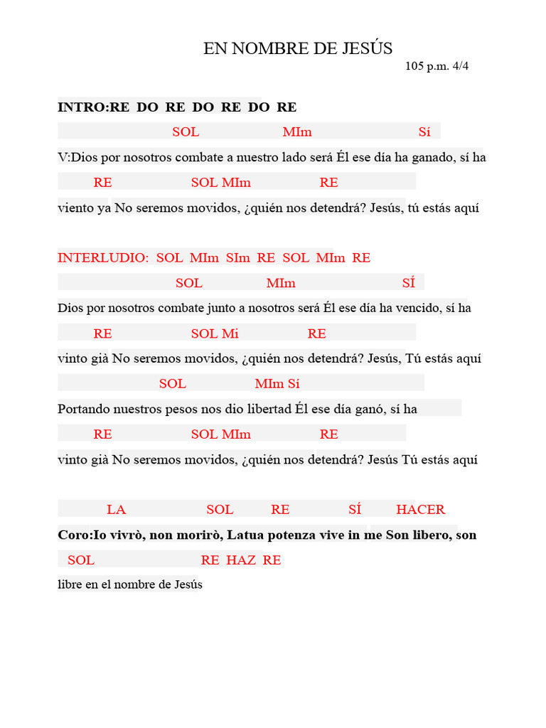 Letra de 
