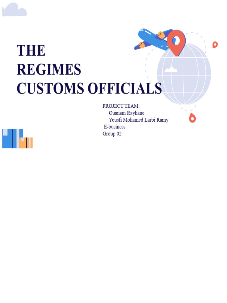 CUSTOMS REGIMES | PDF | Customs | Taxes
