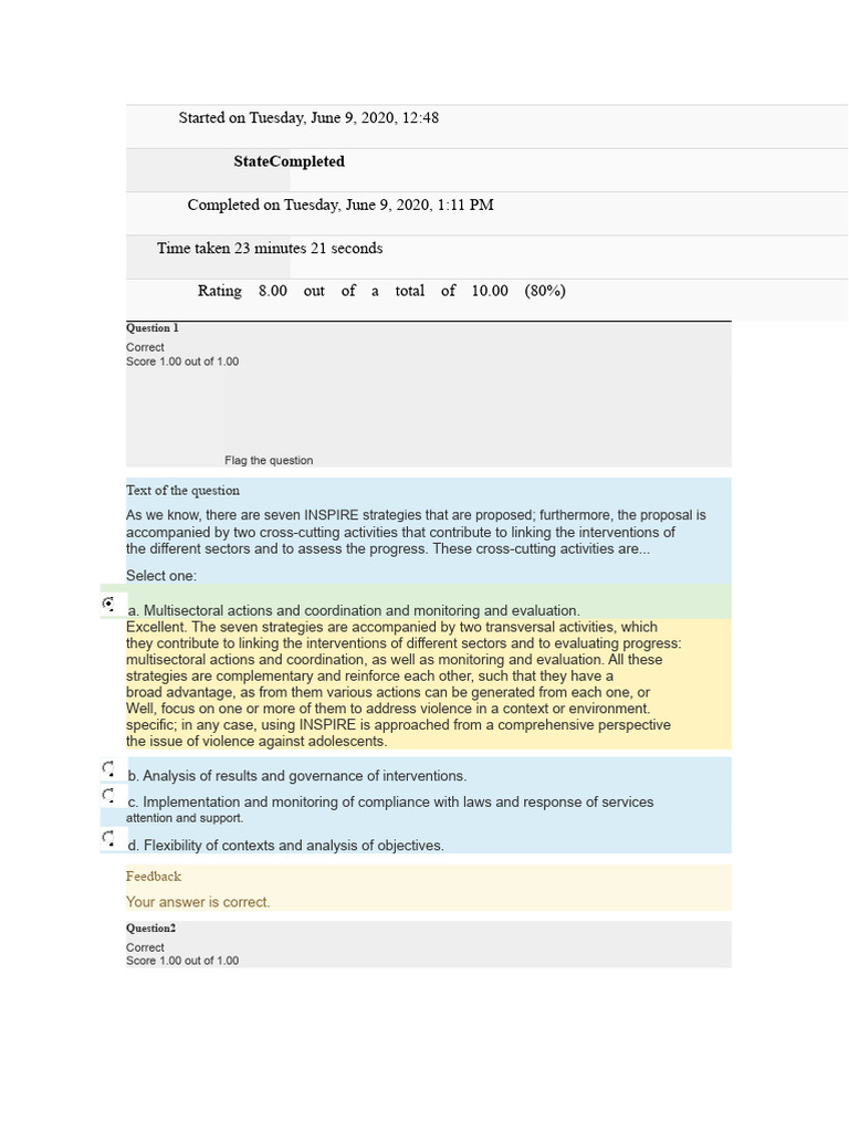 Evaluation Module 3 - Prevention of Adolescent Violence | PDF ...