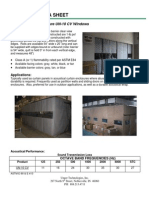 Sound Curtain Enclosure UN-10 CV Windows - Datasheet