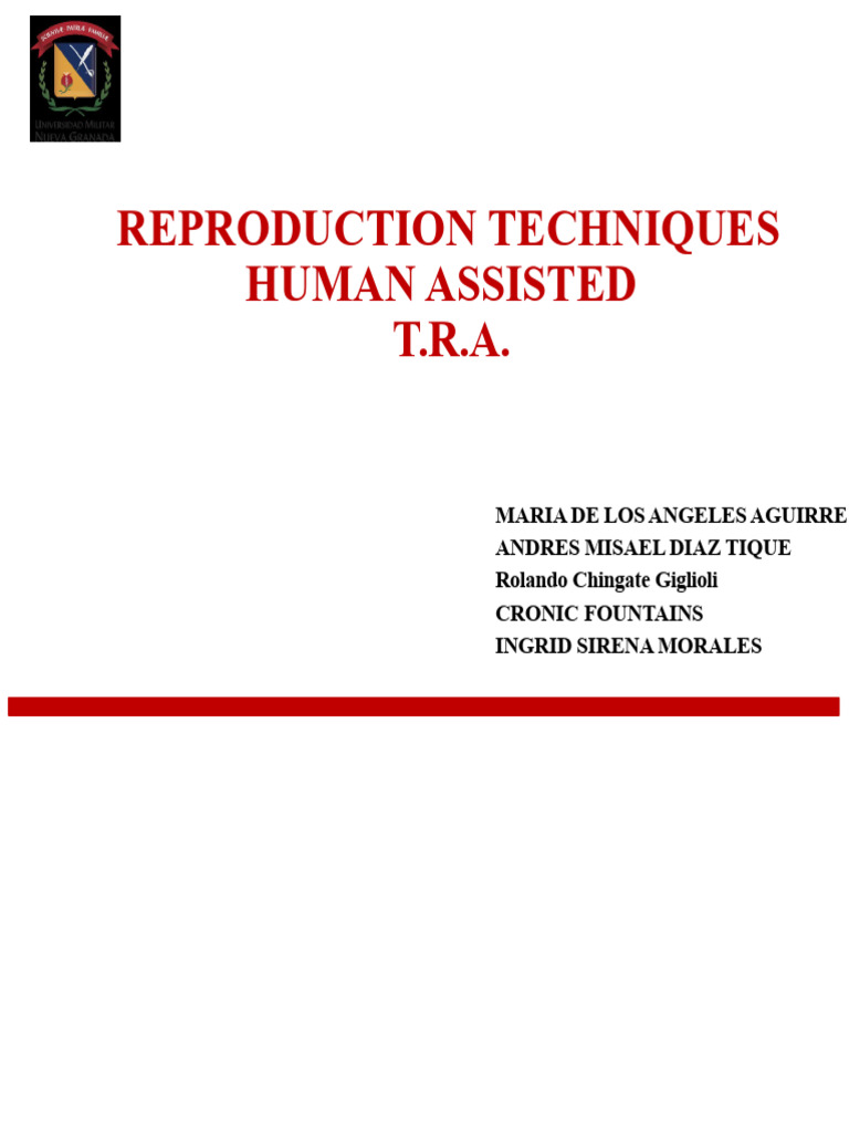 Assisted Reproduction Techniques Overview | PDF | In Vitro ...