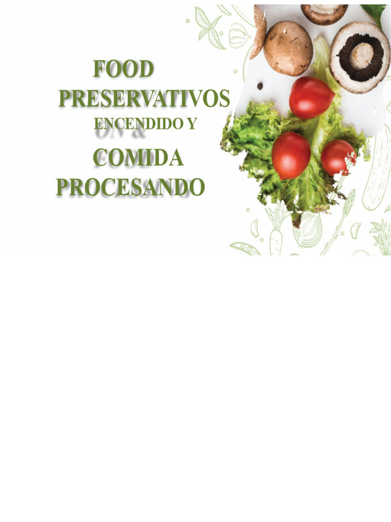 Procesamiento y Conservación de Alimentos | PDF | Alimentos ...