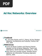 Ad Hoc Networks: Overview