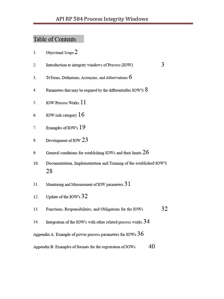 Understanding Process Integrity Windows | PDF | Reliability Engineering ...