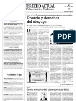 Divorcio y Derechos Del Conyuge